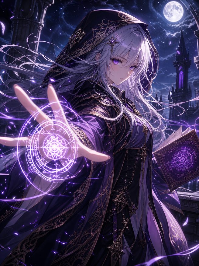 泄密动漫-魔法少女黑月传说 · 动漫短片