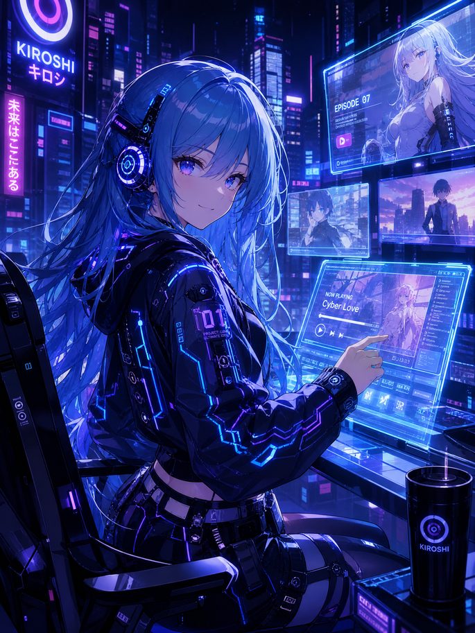 泄密动漫-赛博少女AI觉醒 · 动漫演示